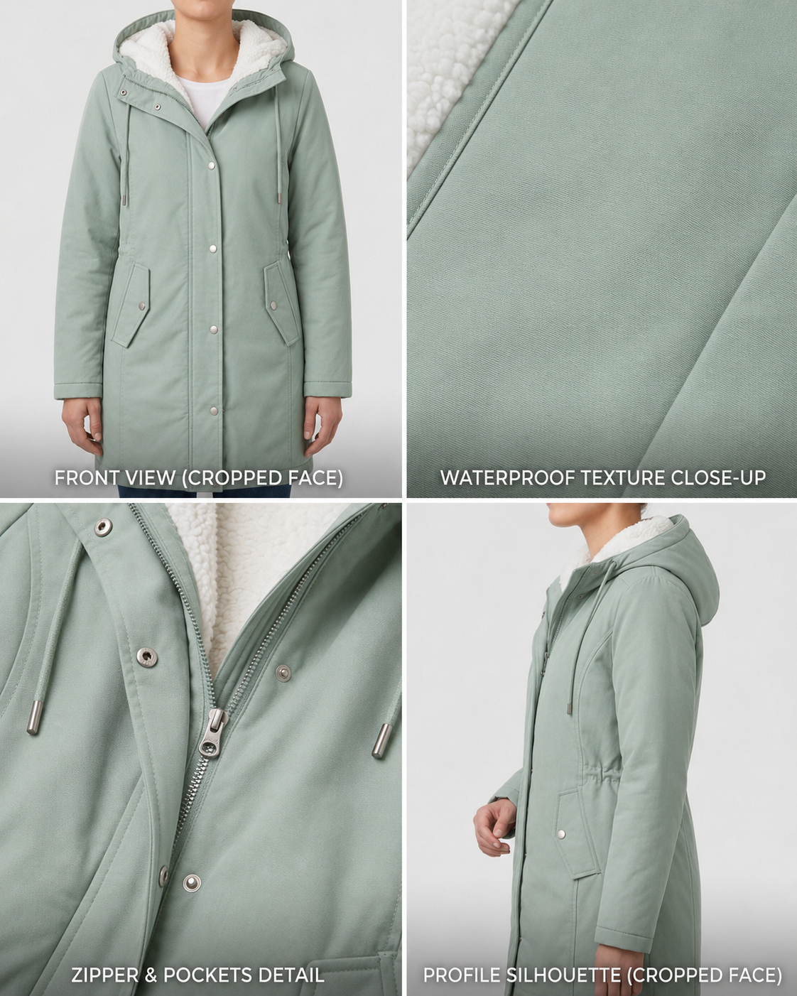 Michèle | Parka Élégante Chaude Doublée Polaire