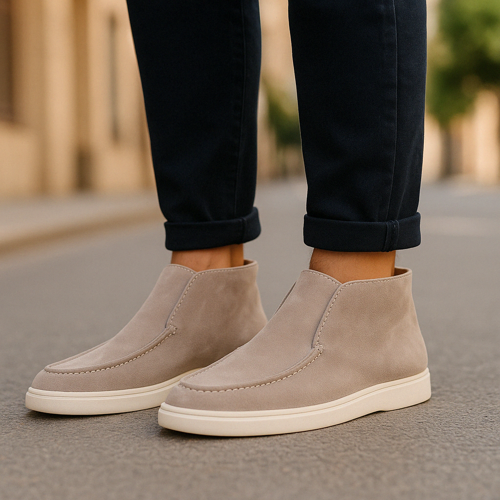 Jules - Mocassins élégants en daim homme