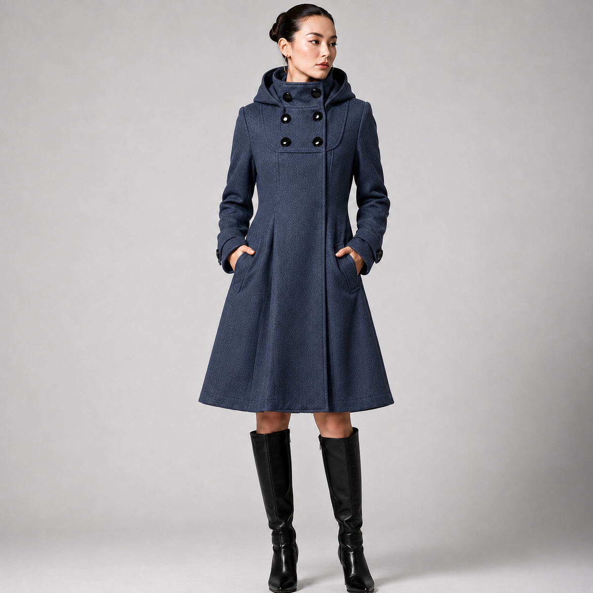 Isabelle | Manteau Élégant Long Cintré