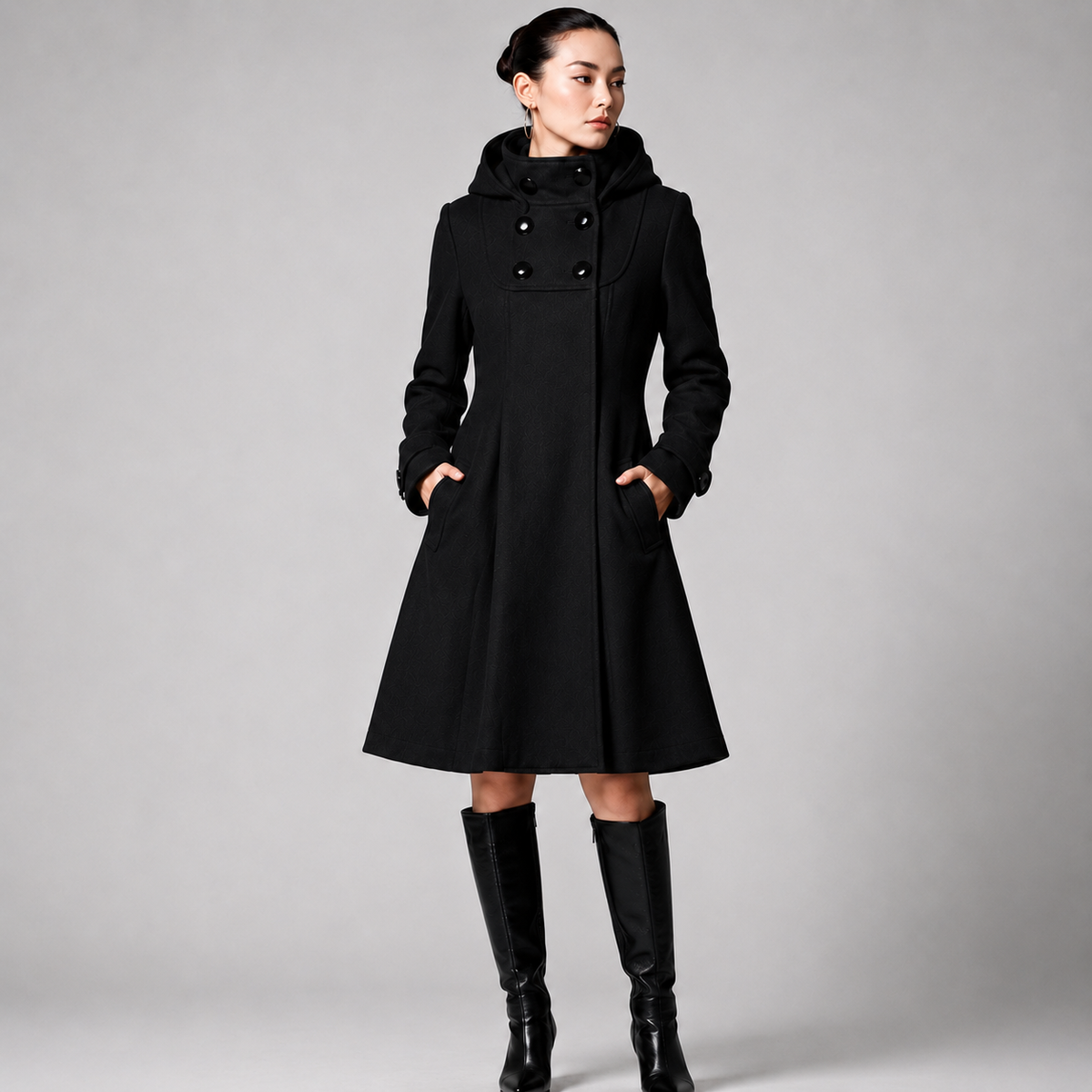 Isabelle | Manteau Élégant Long Cintré