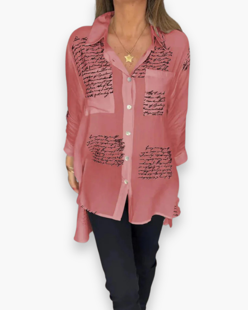 Chemise ample originale femme | Décontracté 2