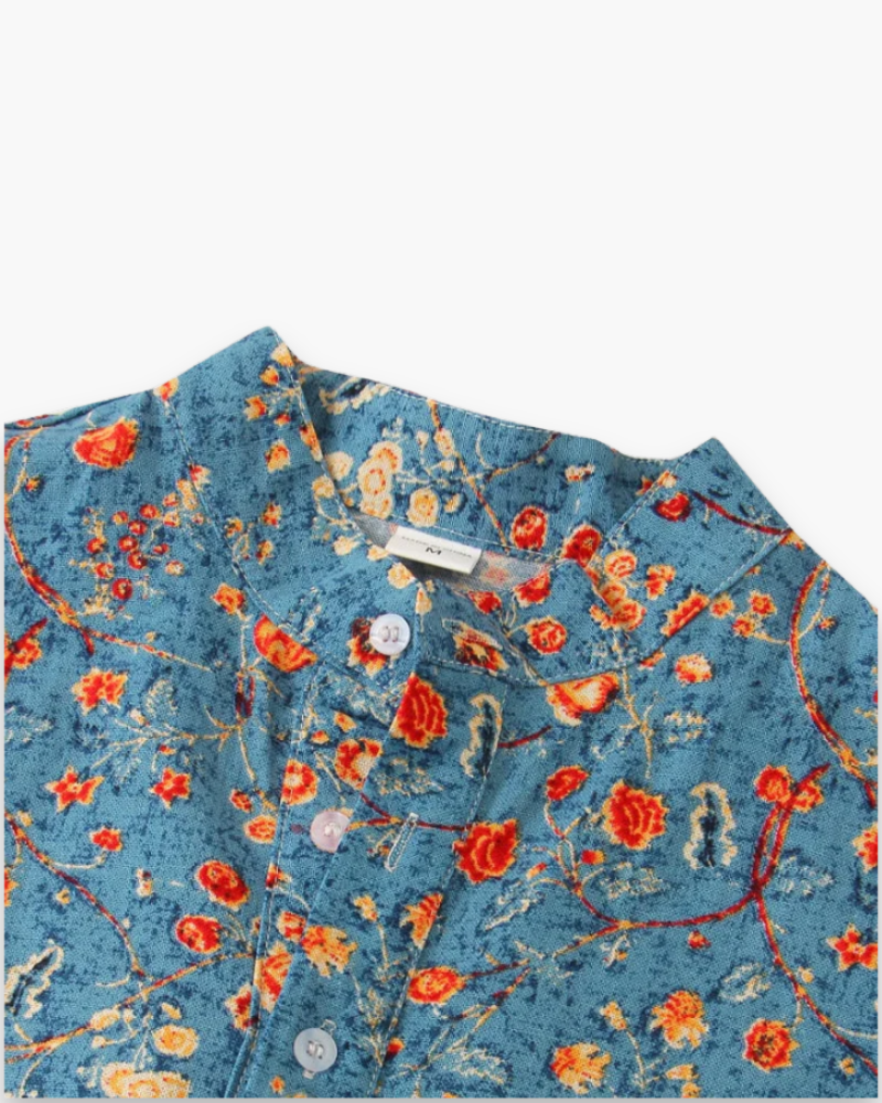 Chemise d'été élégante pour hommes | Motif de fleurs élégant 4