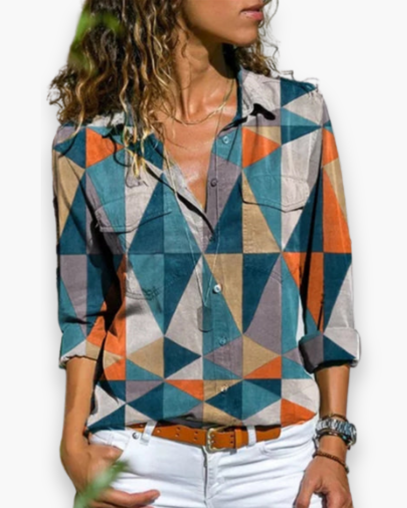 Chemisier Léger Imprimé pour Femme | Élégant et Confortable 2