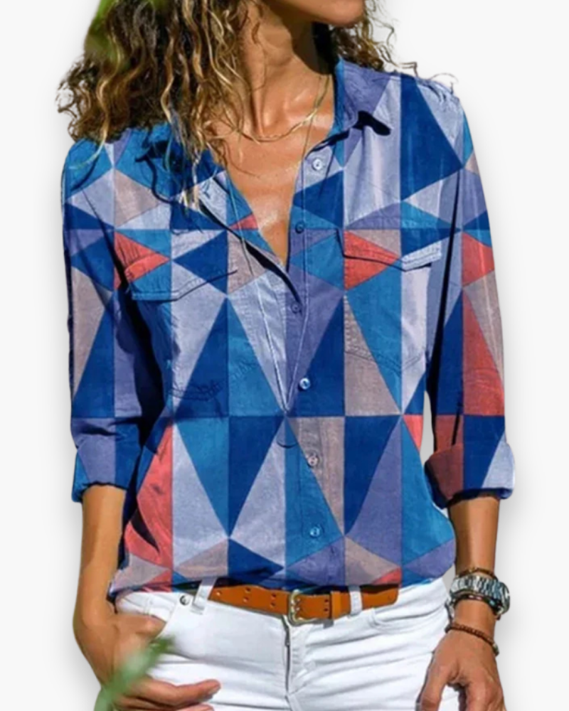 Chemisier Léger Imprimé pour Femme | Élégant et Confortable 4