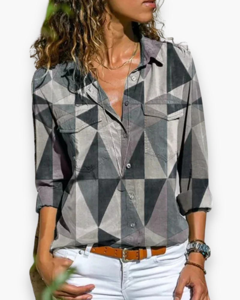 Chemisier Léger Imprimé pour Femme | Élégant et Confortable 5