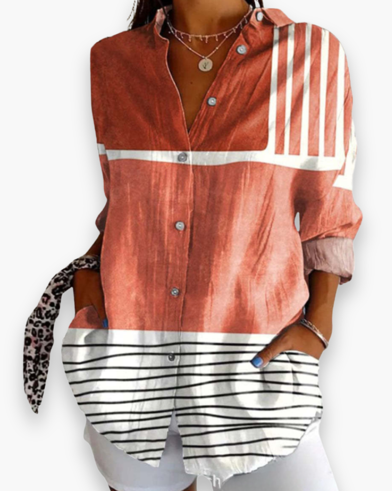 Chemisier imprimé chic femme | Style raffiné 6