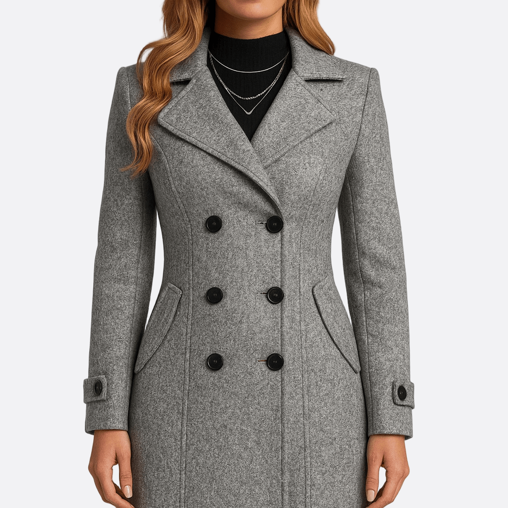 Caroline | Manteau Élégant Cintré Classique