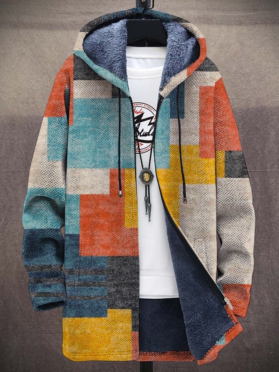 Chloé - Veste Chic Multicolore Doublée à Capuche