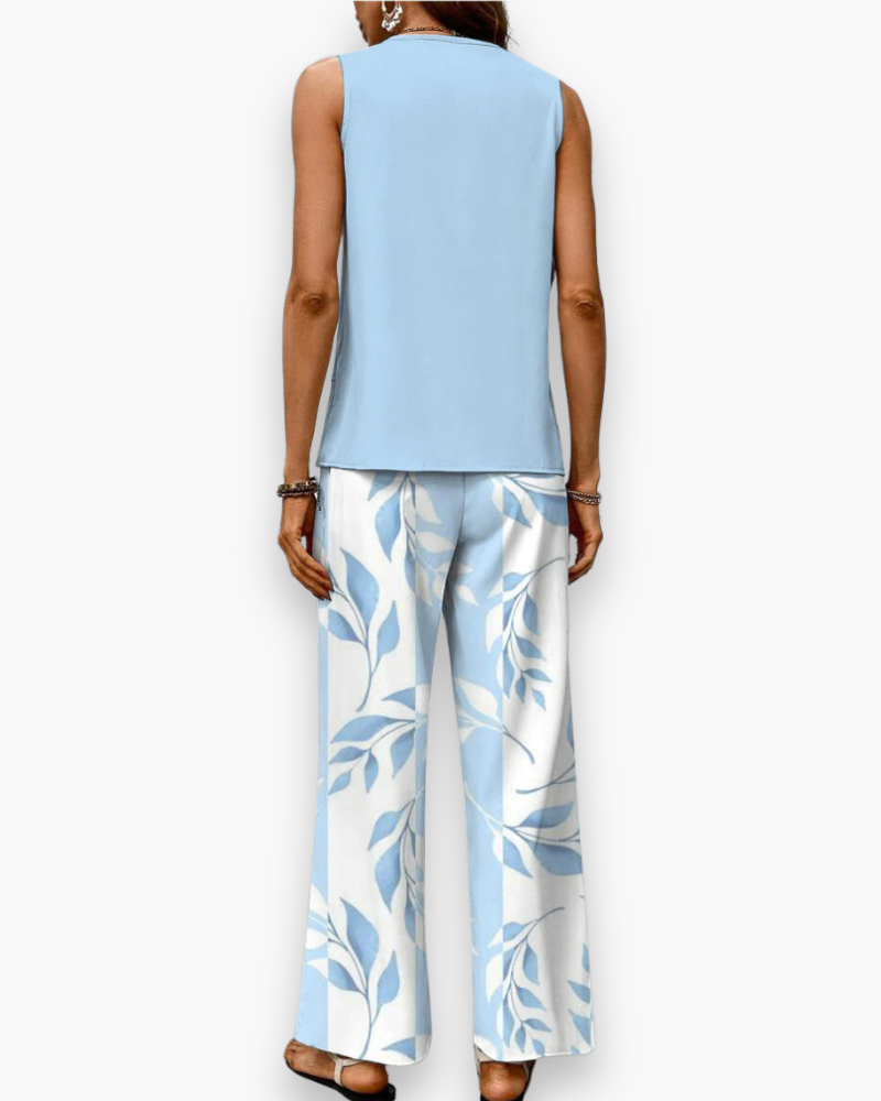 Ensemble élégant deux pièces pour femme | Chic et léger