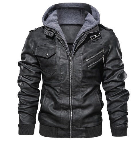 Michel - Veste chaude en cuir homme