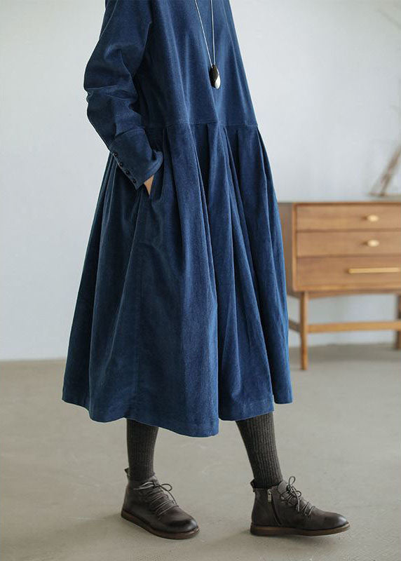 Émilie | Robe Longue Élégante Velours Évasée