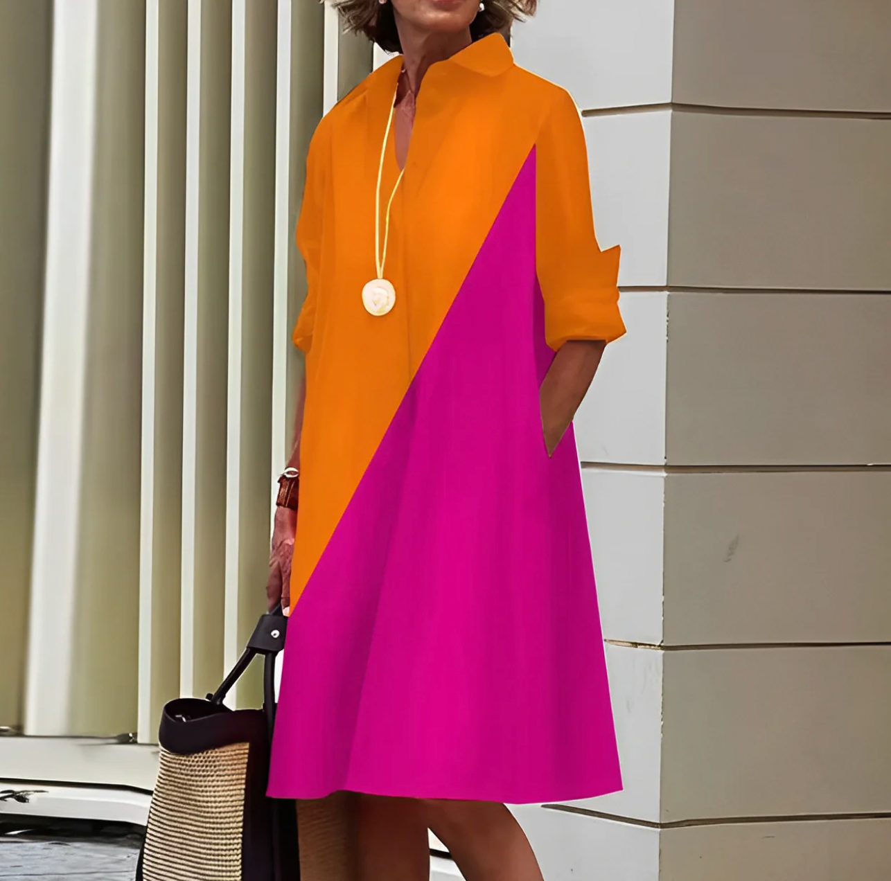 Caroline - Robe Chemise Chic
