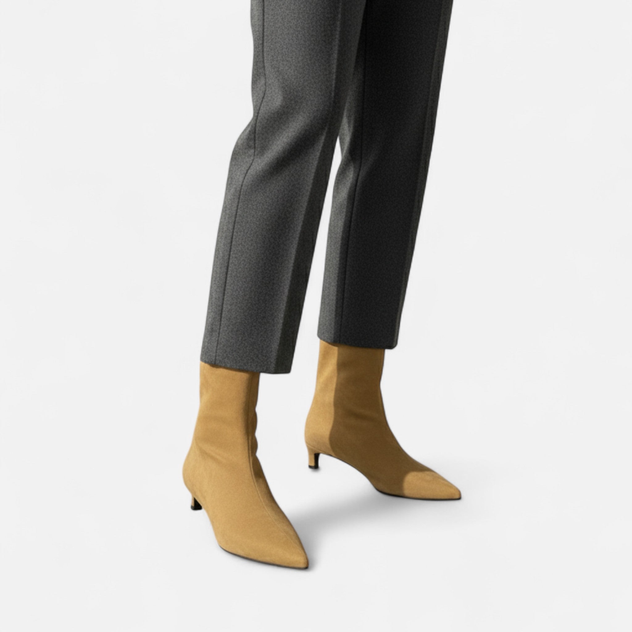 Théo - Bottines Pointues Vintage Femme