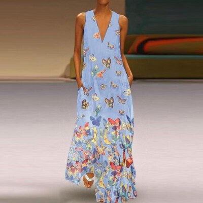 Marine - Robe Maxi Bohème