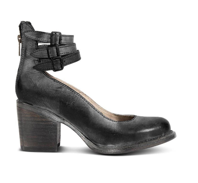 Michèle | Bottines Élégantes Cuir à Talon