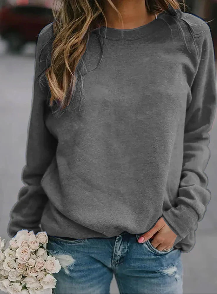 Élodie | Sweat Chic Col Rond Uni