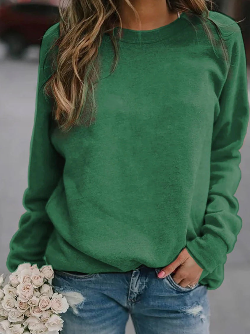 Élodie | Sweat Chic Col Rond Uni