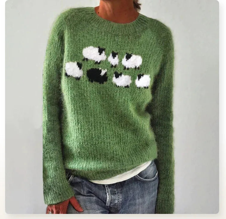 Karine - Pull Chic Vintage Rayé