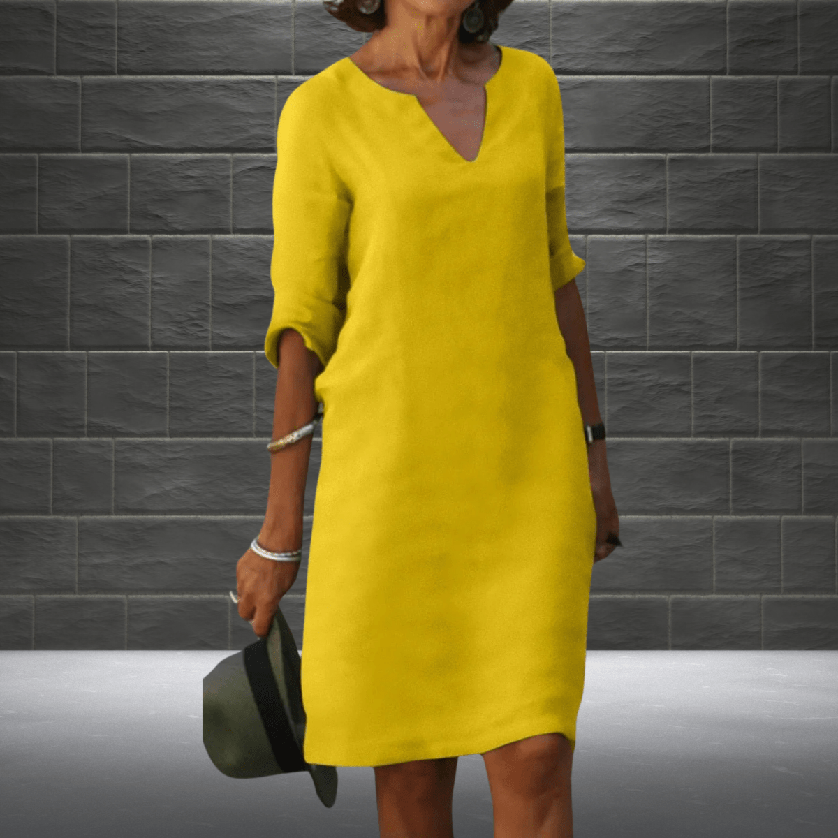 Margaux - Robe Midi Confortable D'Été