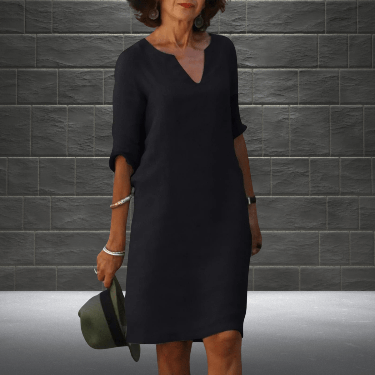 Margaux - Robe Midi Confortable D'Été
