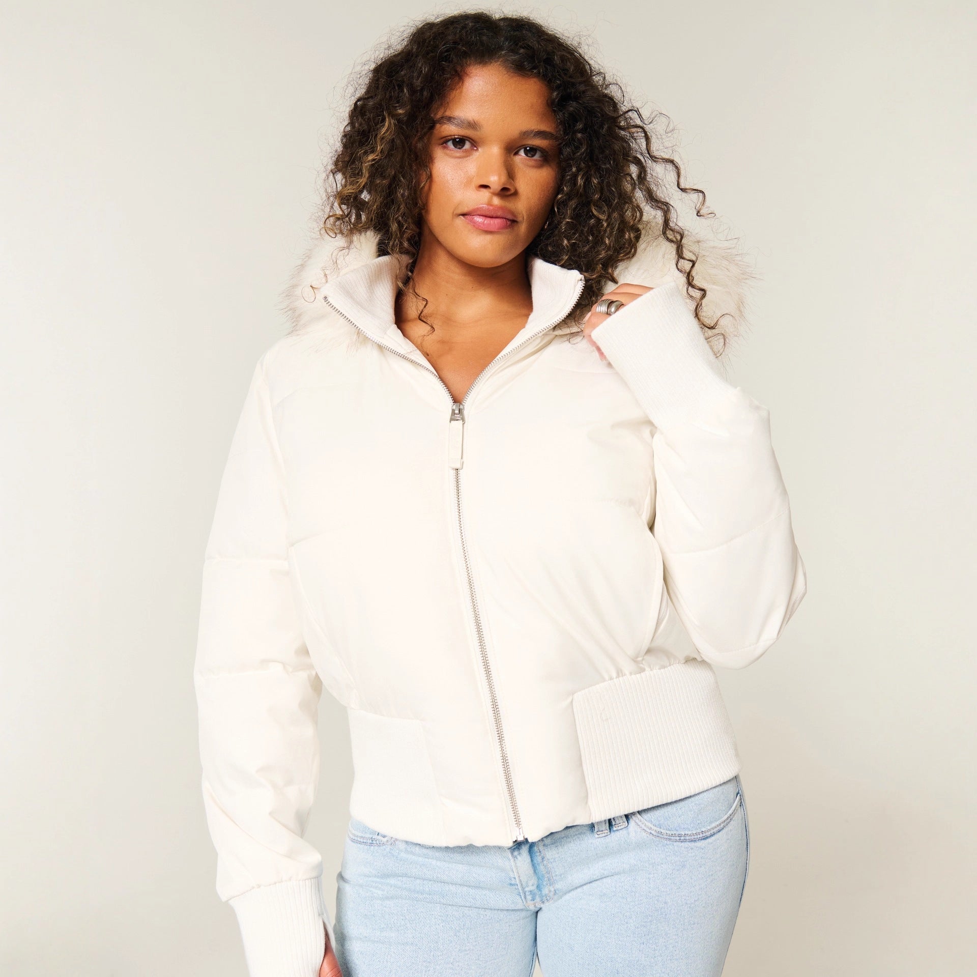 Manon – Manteau matelassé d’hiver femme avec capuche amovible