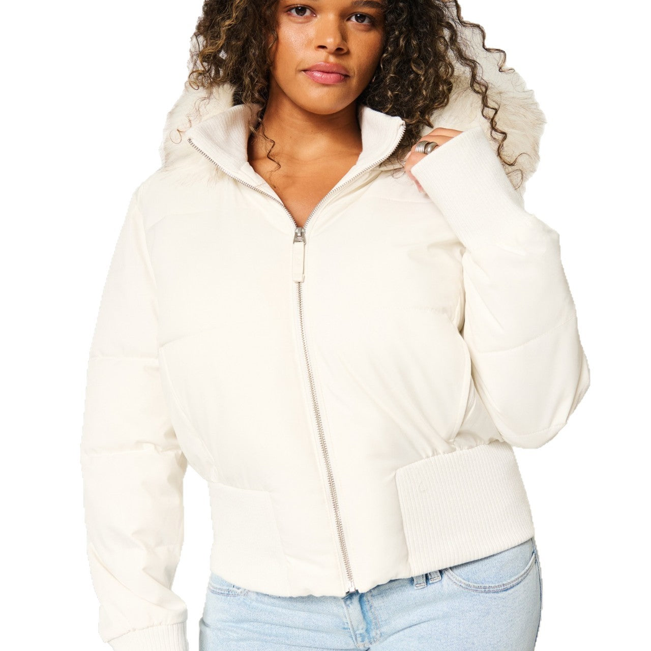 Manon – Manteau matelassé d’hiver femme avec capuche amovible