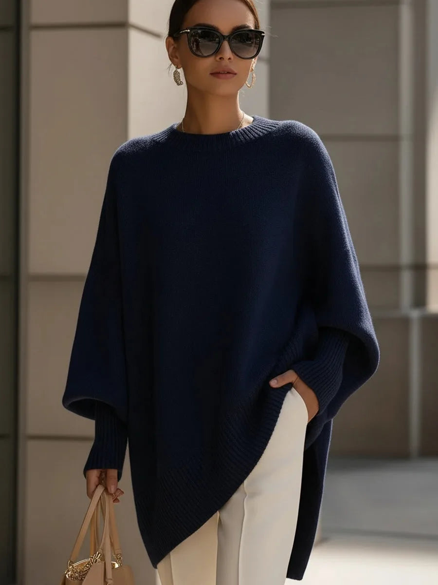 Isabelle - Pull Élégant Oversize Col Rond
