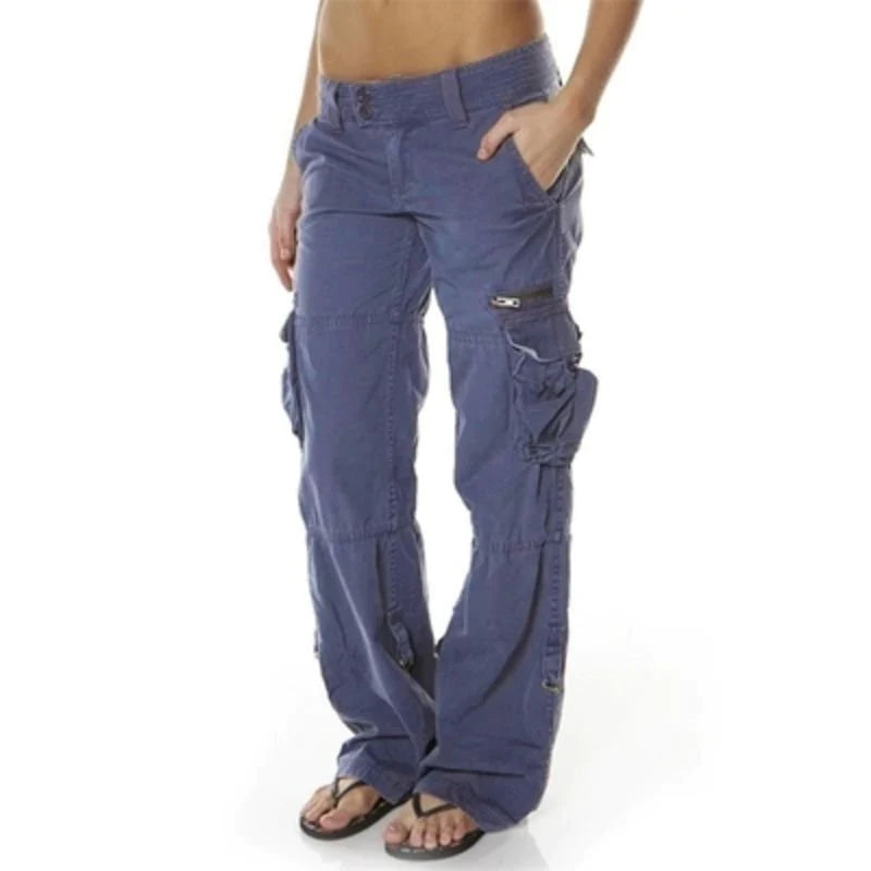 Louise - Pantalon cargo léger femme