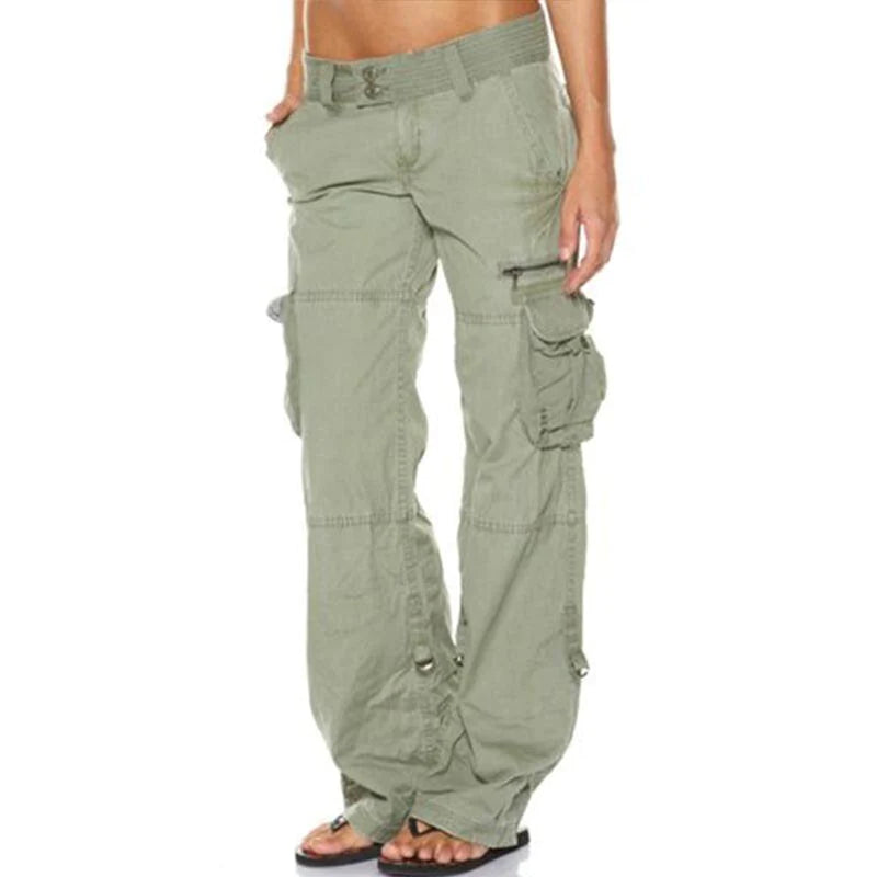 Louise - Pantalon cargo léger femme