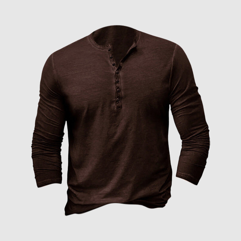 Jules - T-shirt Henley Homme