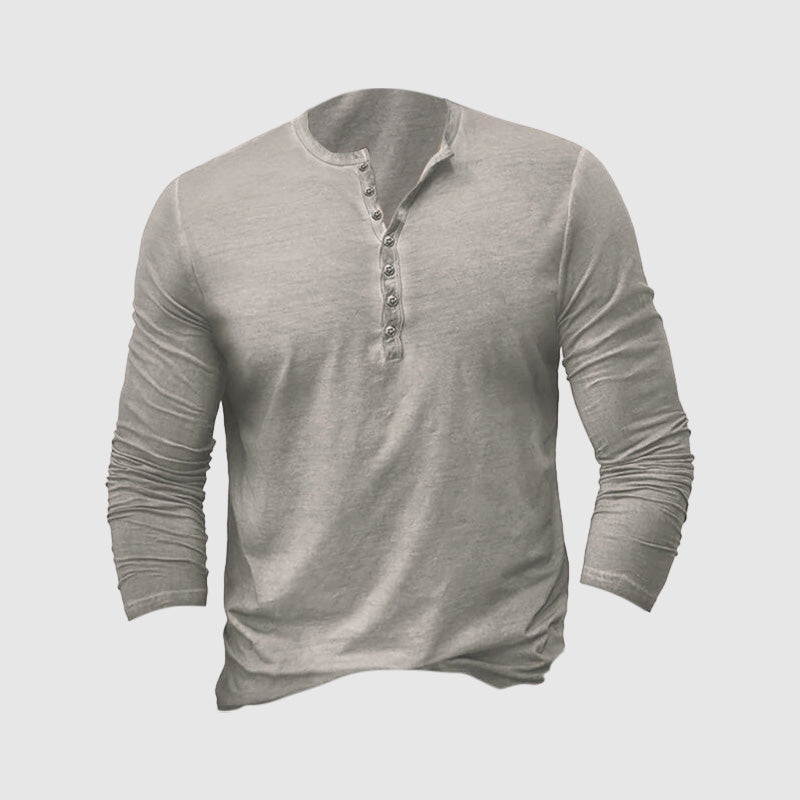 Jules - T-shirt Henley Homme