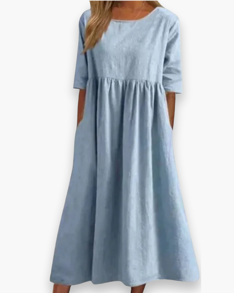 Robe Midi Confortable pour Femme | Élégant 1