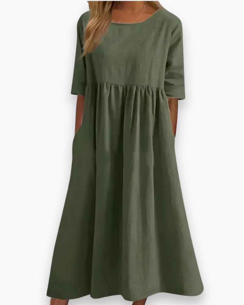 Robe Midi Confortable pour Femme | Élégant 4