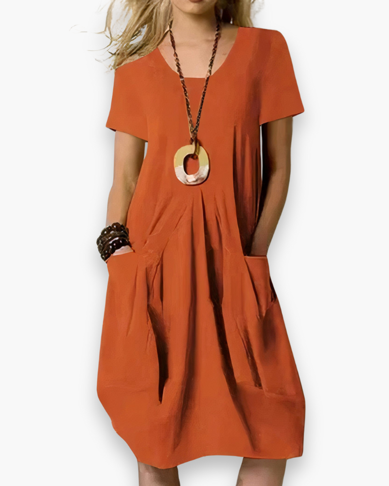 Robe ample confortable femme | Élégant midi 0