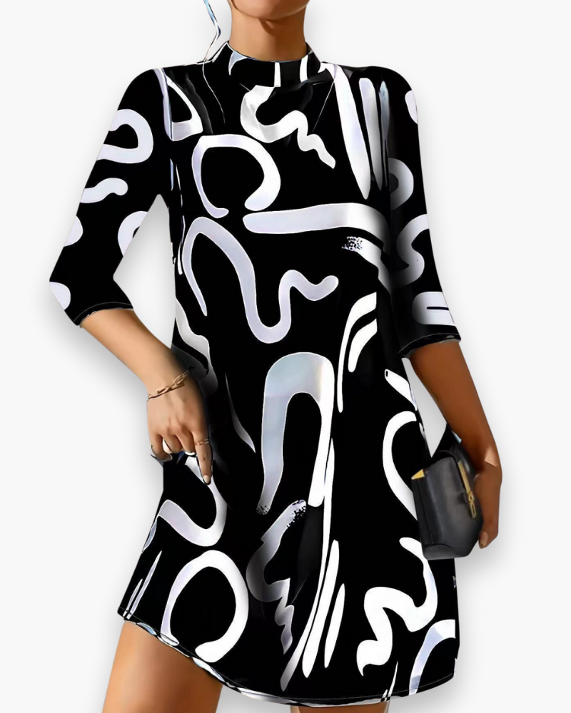 Robe d'automne élégante dames | Style chic 0