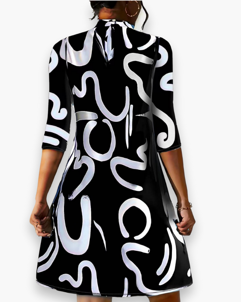 Robe d'automne élégante dames | Style chic 1