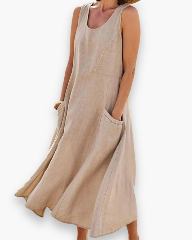 Robe d'été aérée des femmes | MIDI élégant 0