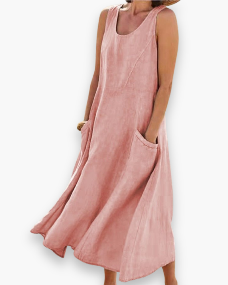 Robe d'été aérée des femmes | MIDI élégant 3