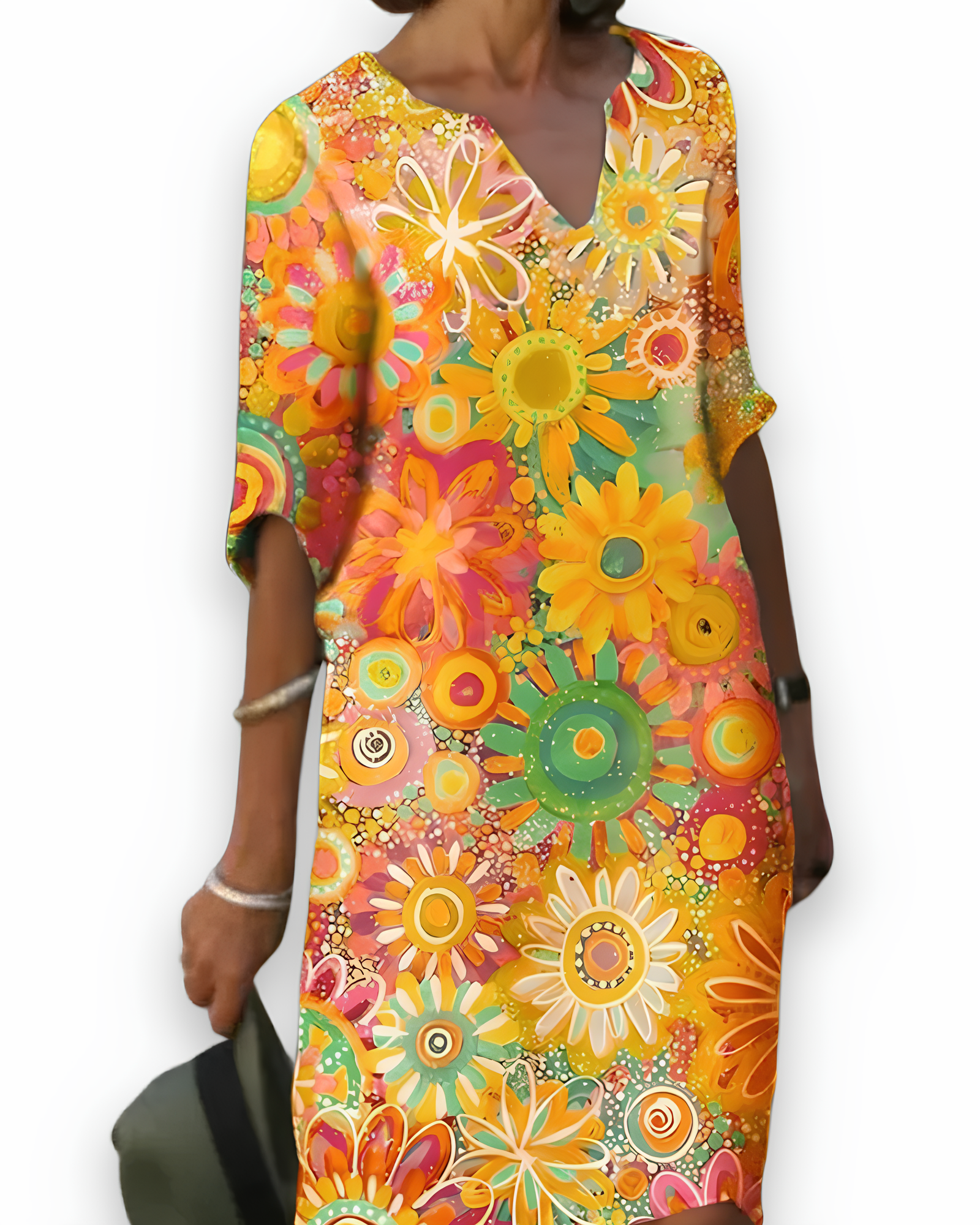 Robe d’été imprimée pour femme | Élégante 0