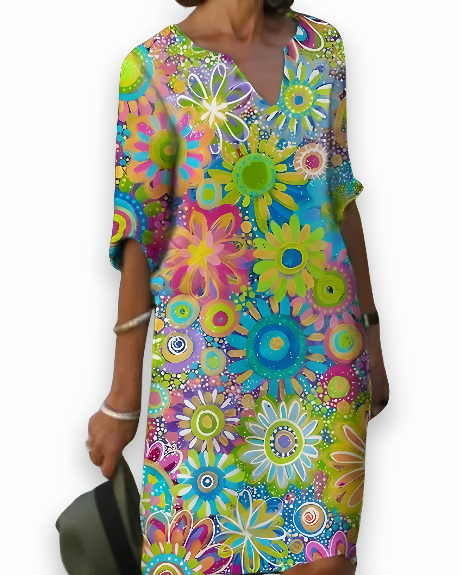 Robe d’été imprimée pour femme | Élégante 1