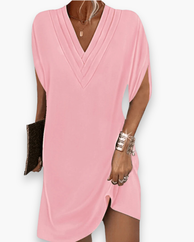 Robe élégante col V femme | Mini 2