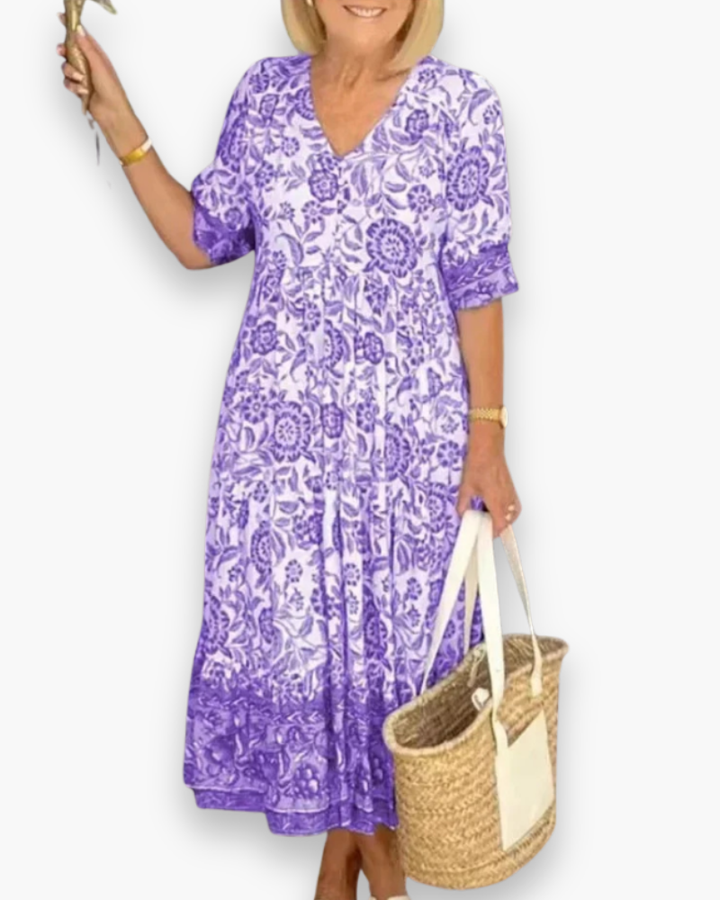 Robe fleurie élégante femme | Midi 4