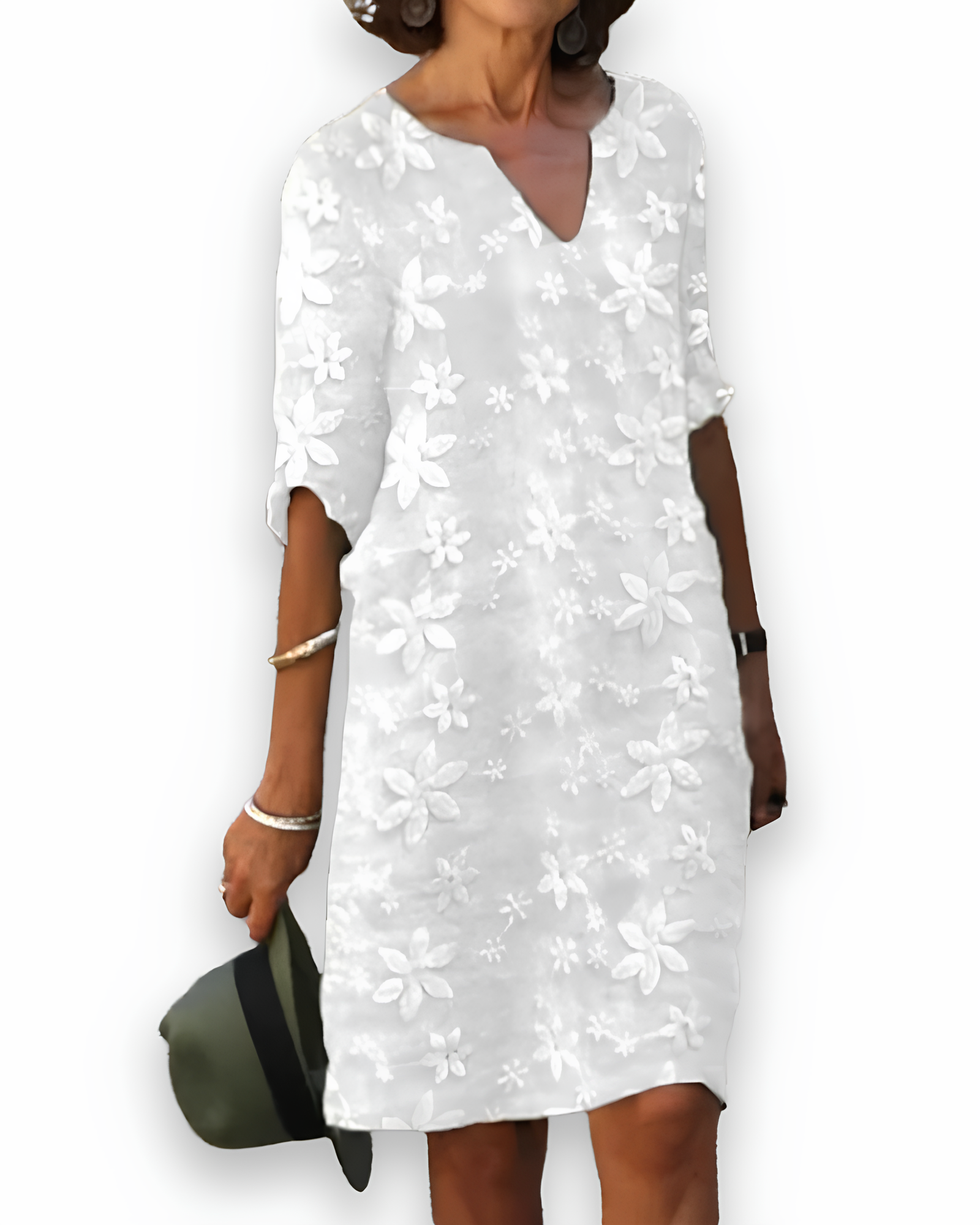 Robe fleurie élégante pour femme | Chic estival 0