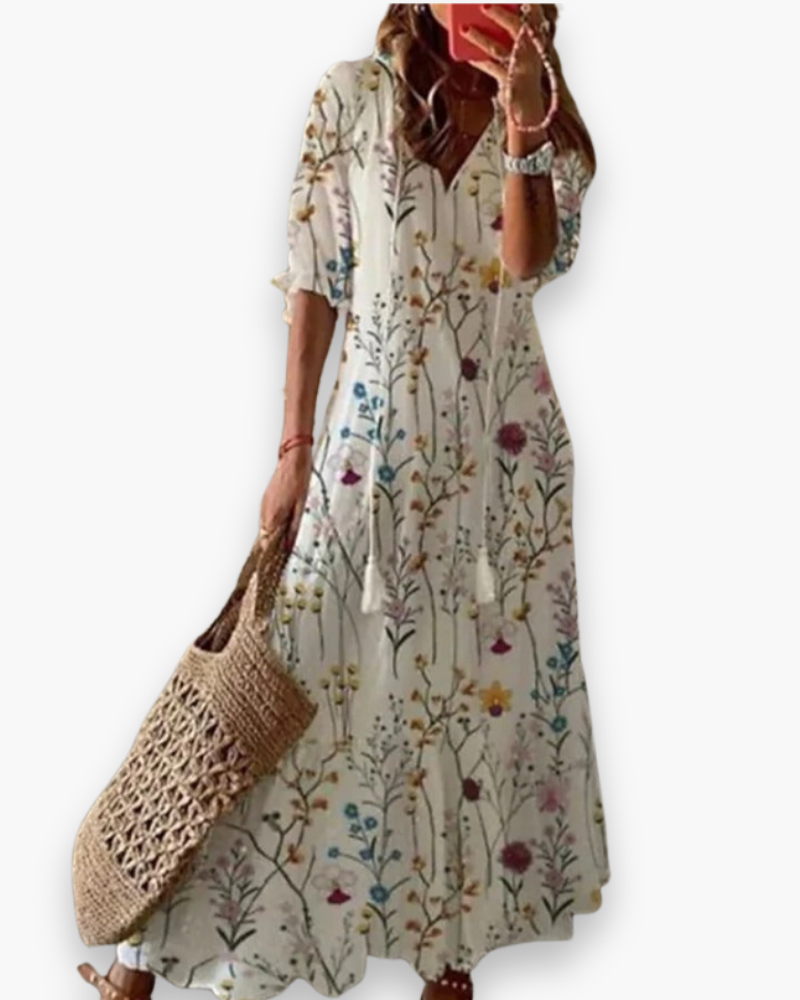 Robe longue bohème pour femme | Élégance d’été 4