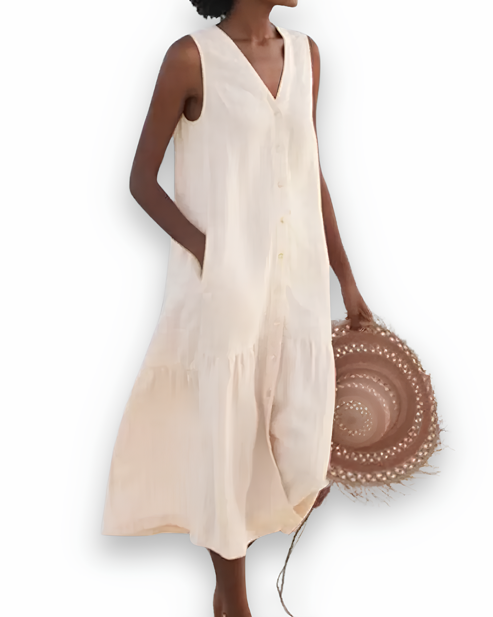 Robe midi décontractée pour femme | Élégante 1