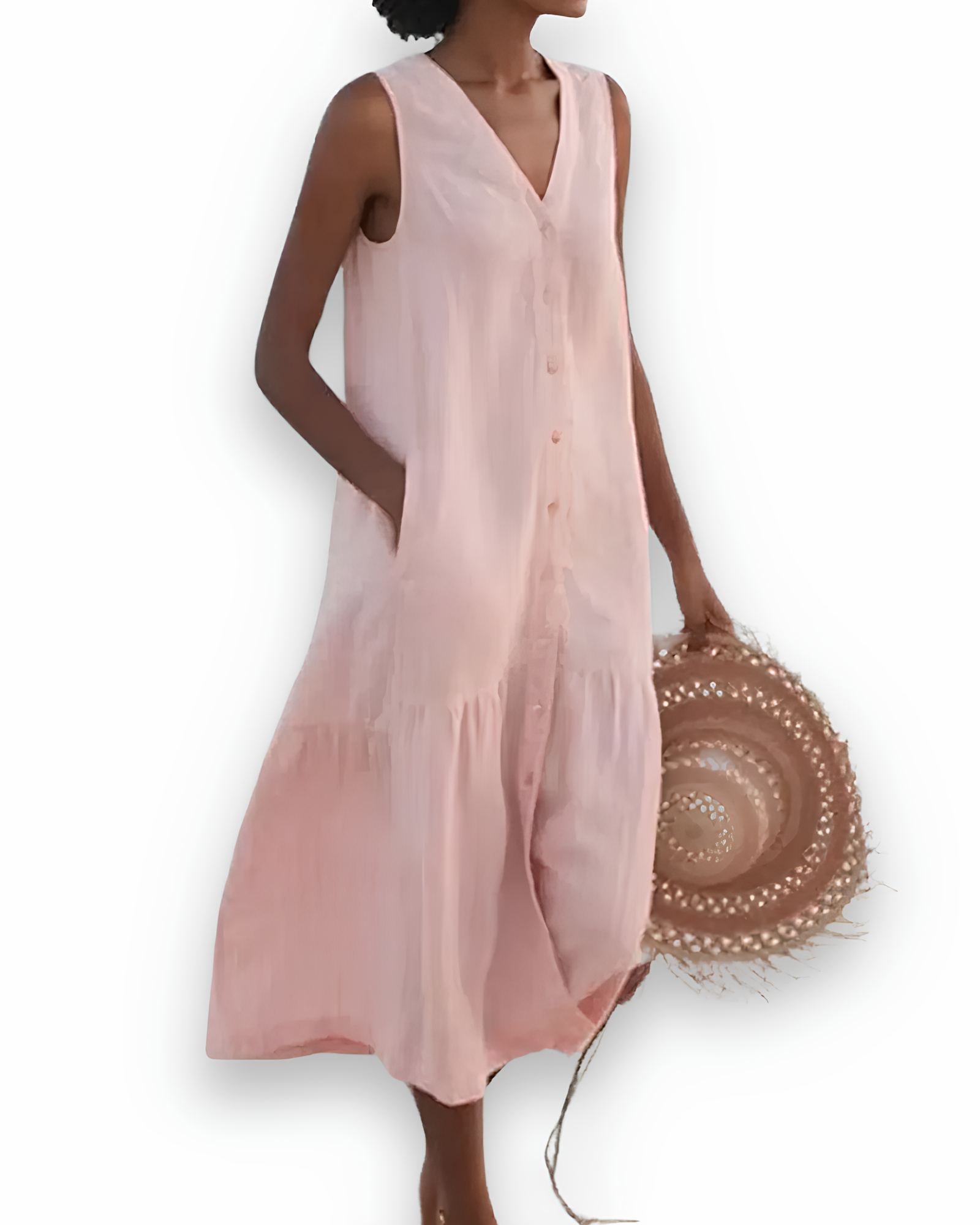 Robe midi décontractée pour femme | Élégante 2