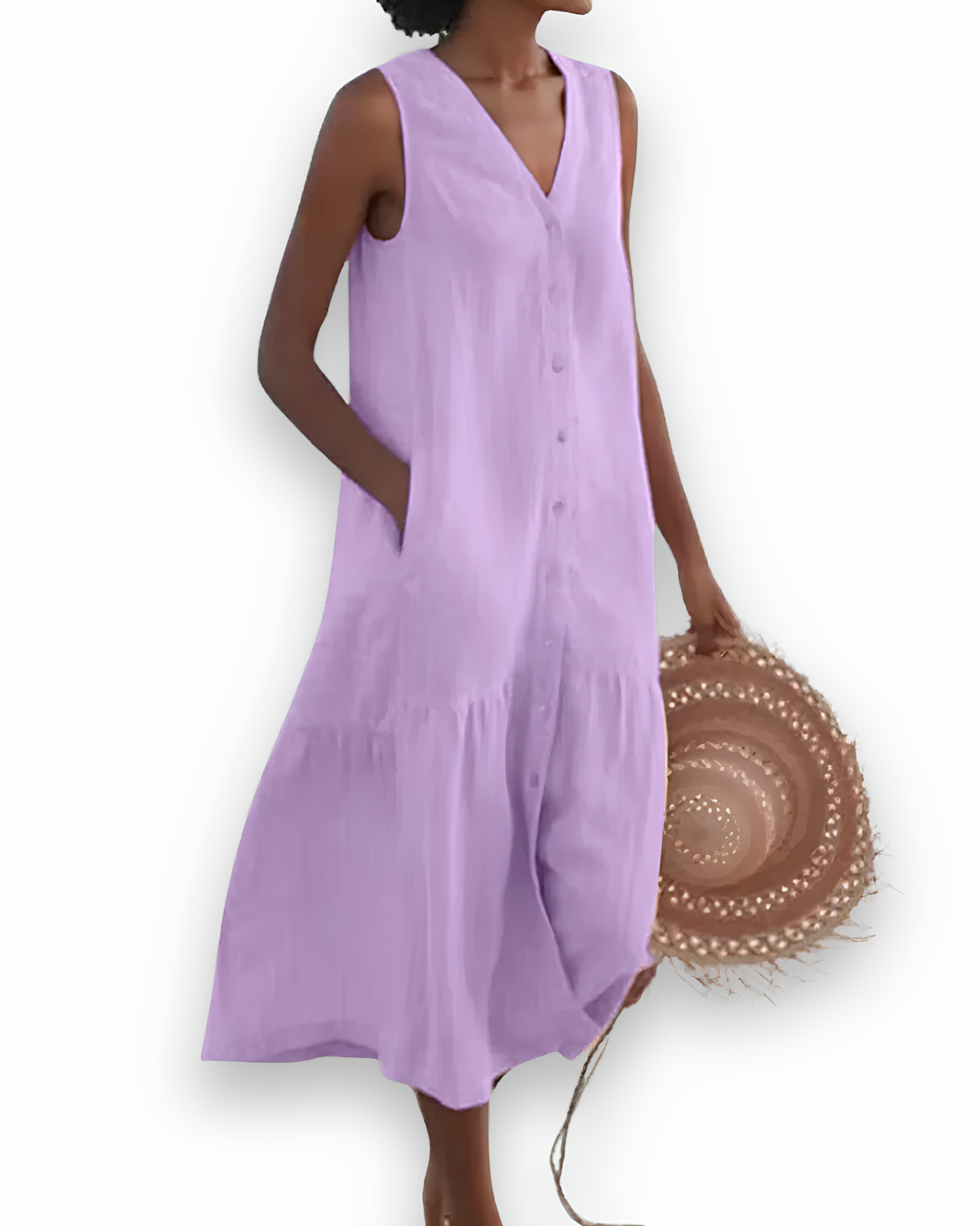 Robe midi décontractée pour femme | Élégante 5