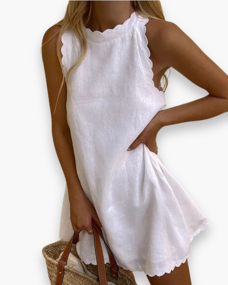 Robe ondulée élégante femme | Mini d'été 4