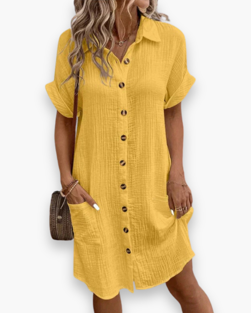 Robe polo boutonnée femme | Élégante et décontractée 2