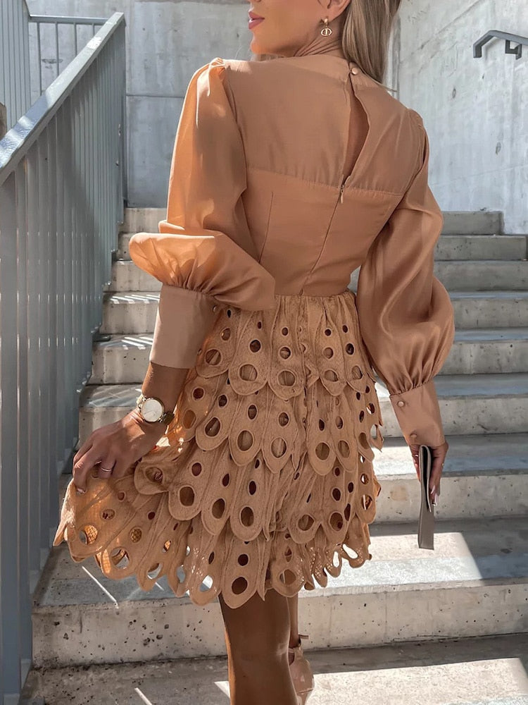 Delphine - Robe Dentelle Raffinée